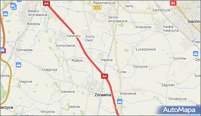 mapa Mędłów, Mędłów na mapie Targeo