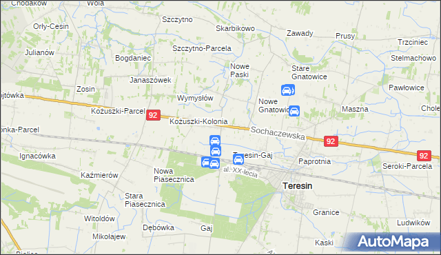 mapa Topołowa, Topołowa na mapie Targeo