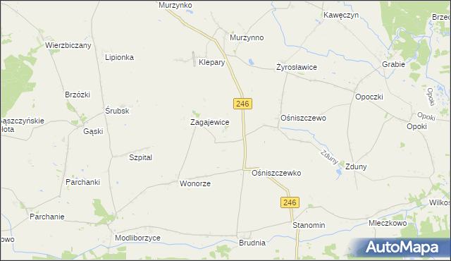 mapa Zagajewiczki, Zagajewiczki na mapie Targeo