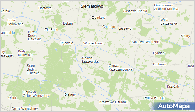 mapa Julianowo gmina Siemiątkowo, Julianowo gmina Siemiątkowo na mapie Targeo