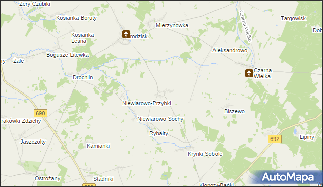 mapa Makarki, Makarki na mapie Targeo