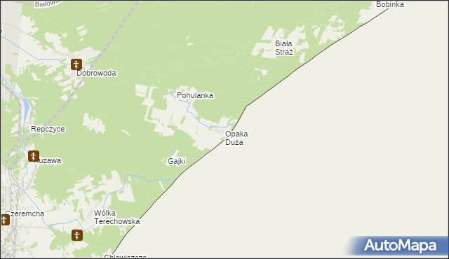 mapa Opaka Duża, Opaka Duża na mapie Targeo