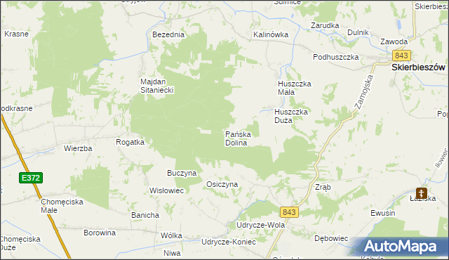 mapa Pańska Dolina, Pańska Dolina na mapie Targeo