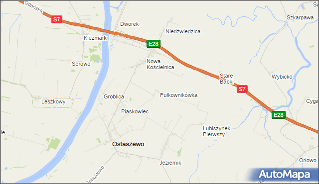 mapa Pułkownikówka, Pułkownikówka na mapie Targeo