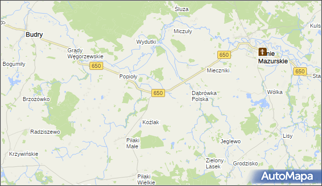mapa Różanka-Dwór, Różanka-Dwór na mapie Targeo