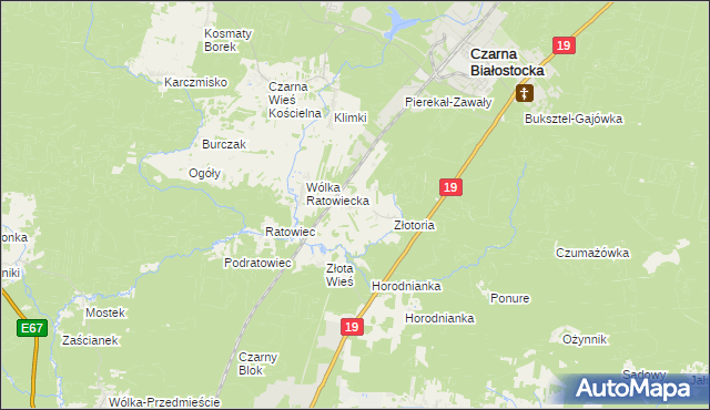 mapa Ruda Rzeczka, Ruda Rzeczka na mapie Targeo