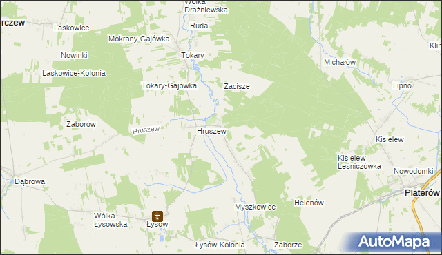 mapa Rusków, Rusków na mapie Targeo