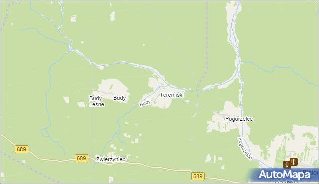 mapa Teremiski, Teremiski na mapie Targeo