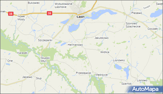 mapa Bogdanki gmina Łasin, Bogdanki gmina Łasin na mapie Targeo