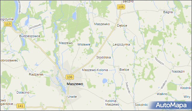 mapa Stodólska, Stodólska na mapie Targeo