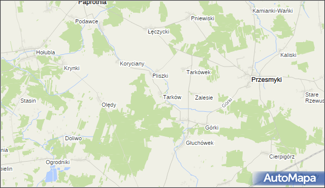 mapa Tarków, Tarków na mapie Targeo