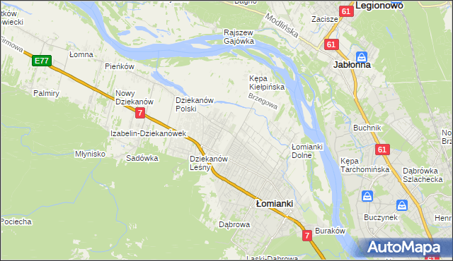 mapa Kiełpin Poduchowny, Kiełpin Poduchowny na mapie Targeo