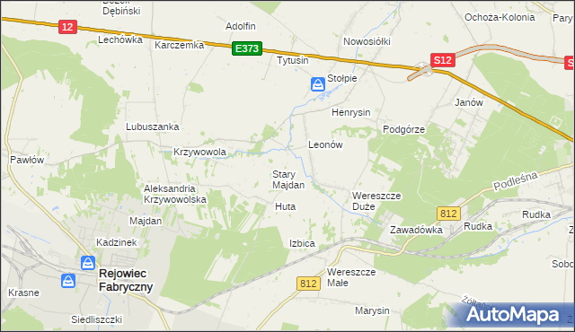 mapa Niemirów gmina Rejowiec, Niemirów gmina Rejowiec na mapie Targeo
