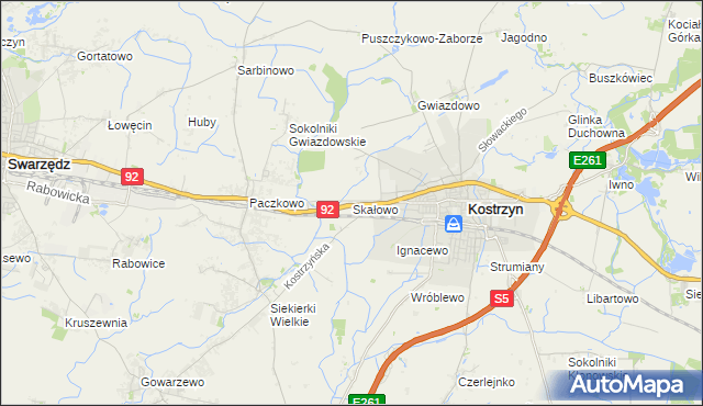 mapa Skałowo, Skałowo na mapie Targeo