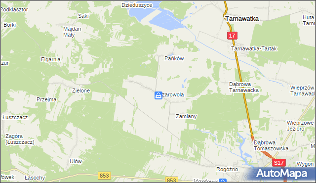 mapa Szarowola, Szarowola na mapie Targeo