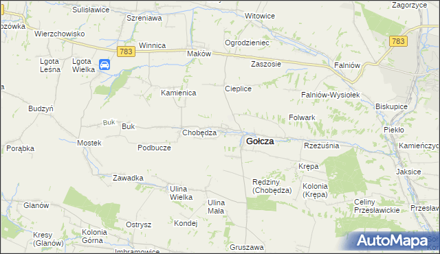 mapa Wielkanoc, Wielkanoc na mapie Targeo