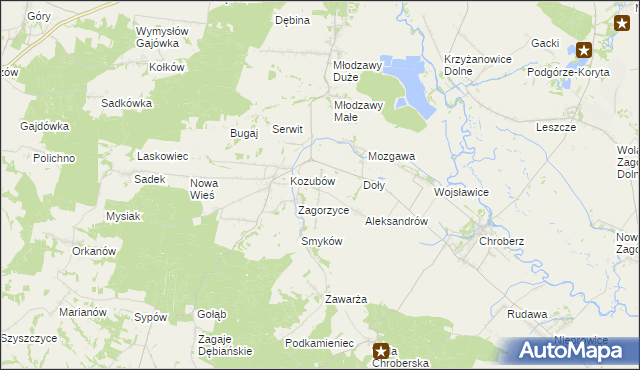 mapa Byczów, Byczów na mapie Targeo