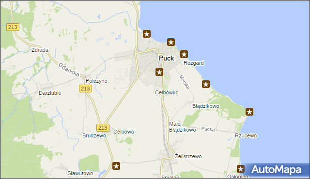 mapa Celbówko, Celbówko na mapie Targeo