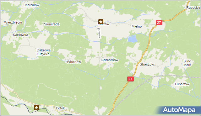 mapa Dobrochów, Dobrochów na mapie Targeo