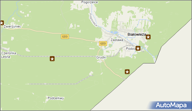 mapa Grudki, Grudki na mapie Targeo