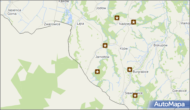 mapa Jarnołtów gmina Otmuchów, Jarnołtów gmina Otmuchów na mapie Targeo