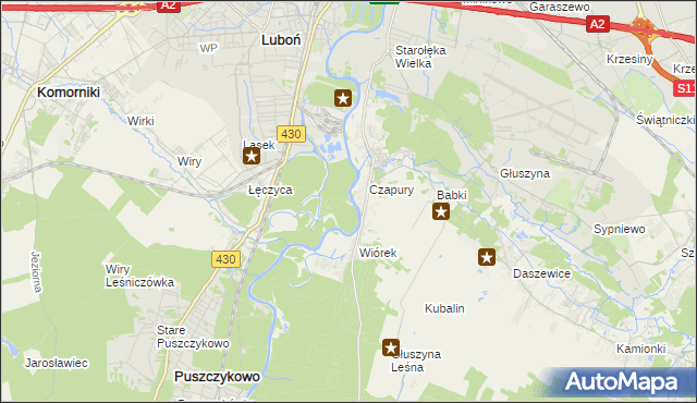 mapa Kątnik, Kątnik na mapie Targeo