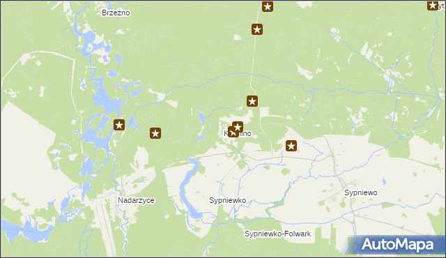 mapa Kłomino, Kłomino na mapie Targeo