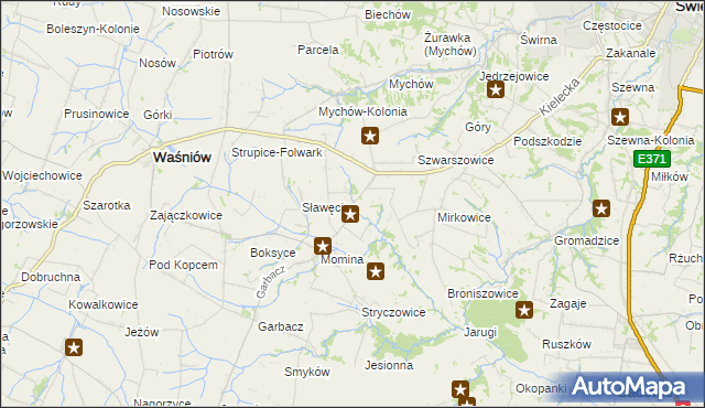 mapa Kosowice, Kosowice na mapie Targeo