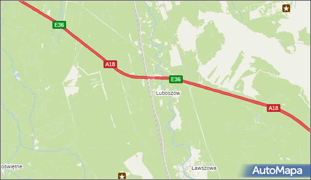 mapa Luboszów, Luboszów na mapie Targeo