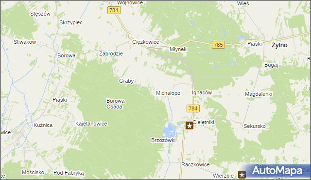 mapa Michałopol, Michałopol na mapie Targeo