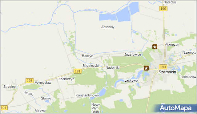 mapa Nałęcza, Nałęcza na mapie Targeo