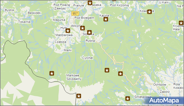 mapa Norczak, Norczak na mapie Targeo