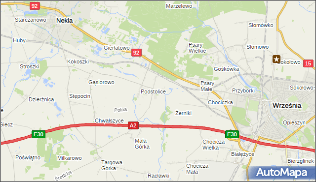 mapa Opatówko, Opatówko na mapie Targeo