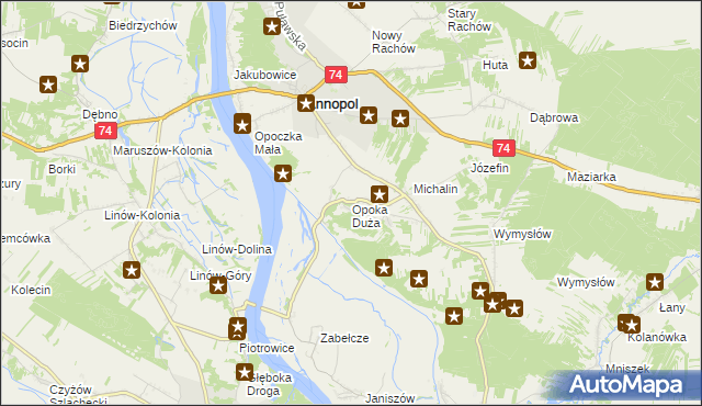 mapa Opoka Duża, Opoka Duża na mapie Targeo