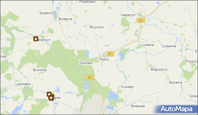 mapa Płotno, Płotno na mapie Targeo