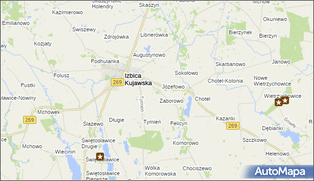 mapa Podtymień, Podtymień na mapie Targeo