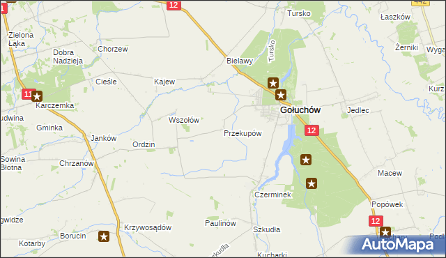 mapa Przekupów, Przekupów na mapie Targeo