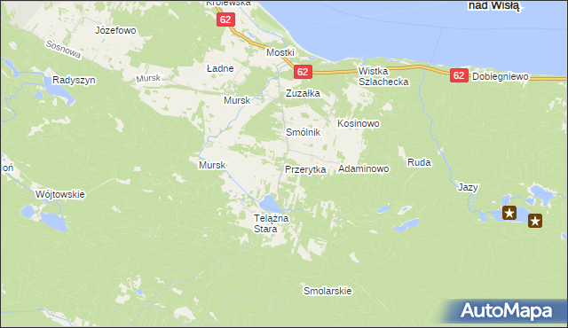 mapa Przerytka, Przerytka na mapie Targeo