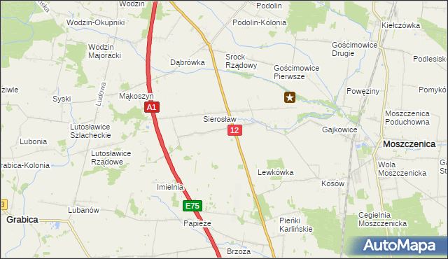 mapa Rękoraj, Rękoraj na mapie Targeo