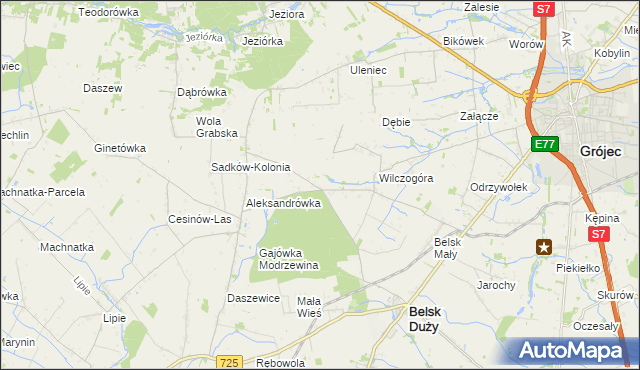 mapa Rosochów, Rosochów na mapie Targeo