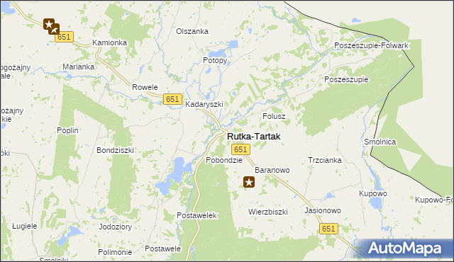 mapa Rutka-Tartak, Rutka-Tartak na mapie Targeo