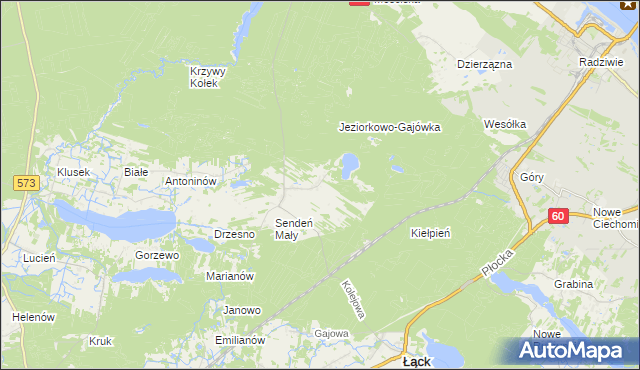 mapa Sendeń Duży, Sendeń Duży na mapie Targeo