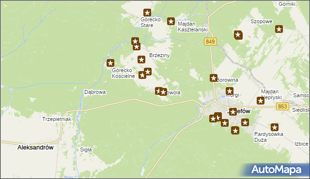 mapa Tarnowola, Tarnowola na mapie Targeo