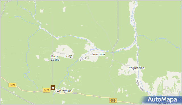 mapa Teremiski, Teremiski na mapie Targeo