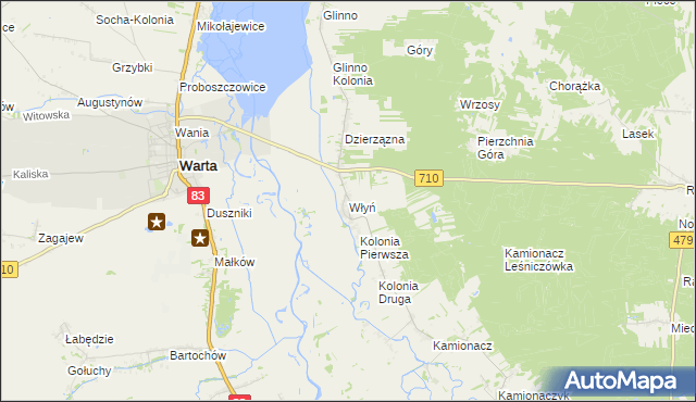 mapa Włyń, Włyń na mapie Targeo