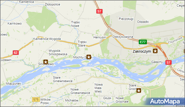 mapa Wólka Smoszewska, Wólka Smoszewska na mapie Targeo