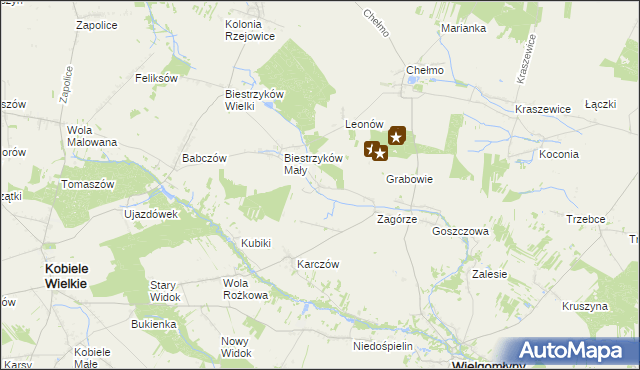 mapa Wólka Włościańska, Wólka Włościańska na mapie Targeo