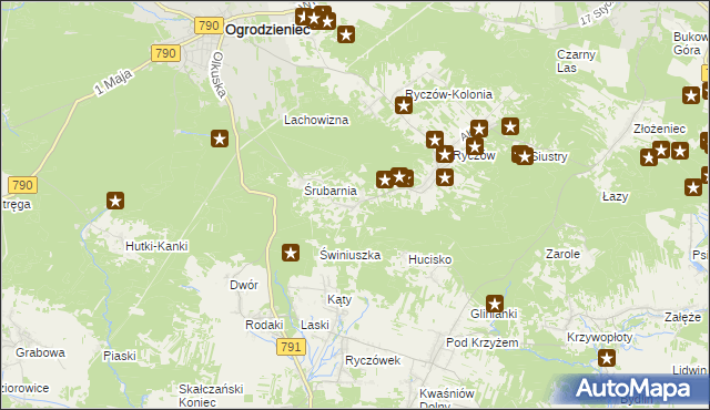 mapa Żelazko, Żelazko na mapie Targeo