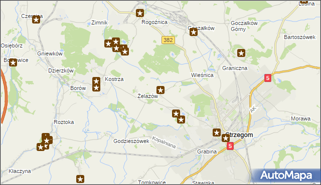 mapa Żółkiewka, Żółkiewka na mapie Targeo