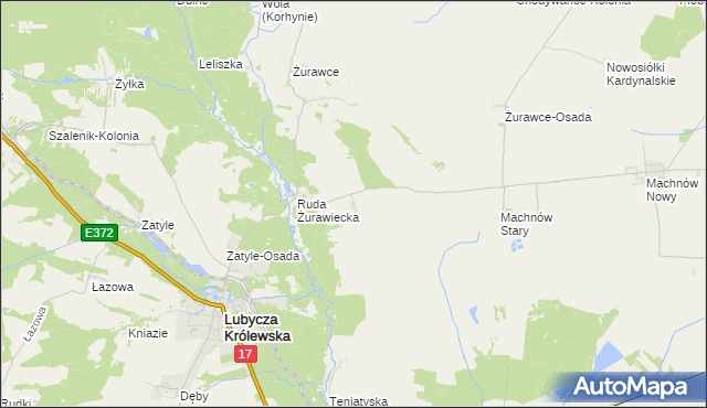 mapa Ruda Żurawiecka-Osada, Ruda Żurawiecka-Osada na mapie Targeo
